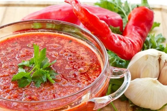 Аджика с яблоками и помидорами на зиму - лучшие рецепты приготовления