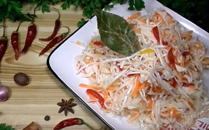 квашеная капуста быстрого приготовления