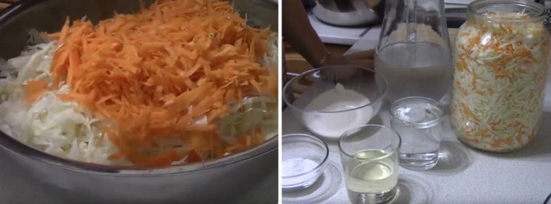 квашеная капуста быстрого приготовления