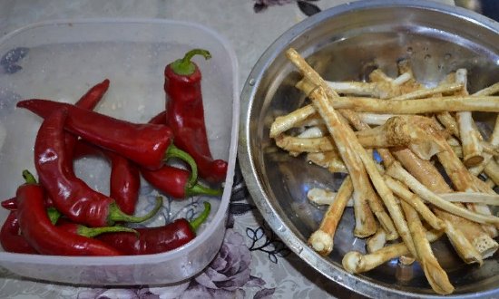 Приготовление из хрена и перца