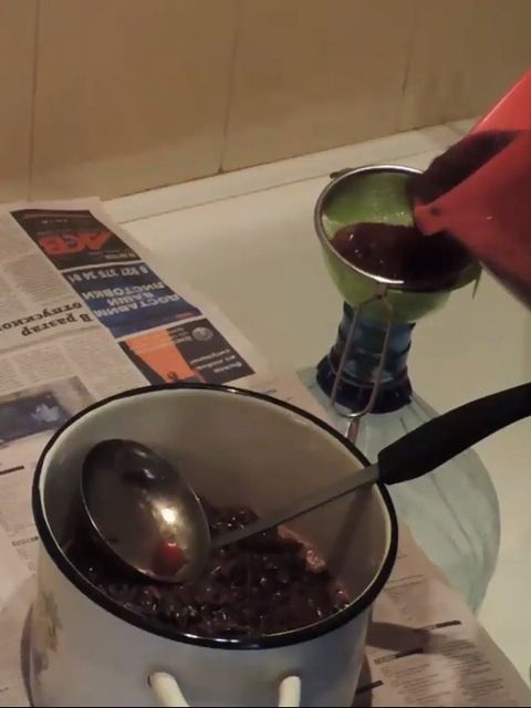 отделить сок от торта