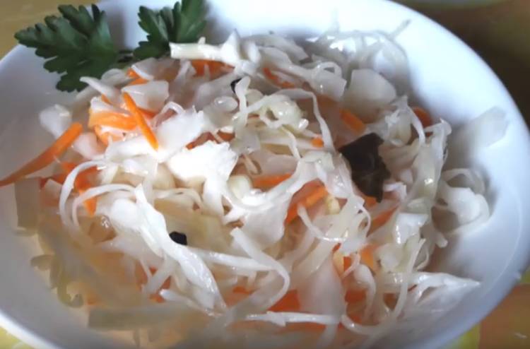 маринованная капуста быстрого приготовления