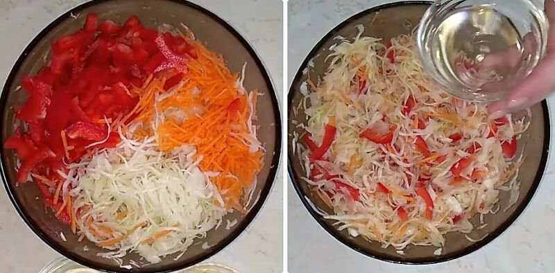 вкусный рецепт квашеной капусты быстрого приготовления