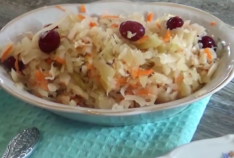 классическая квашеная капуста
