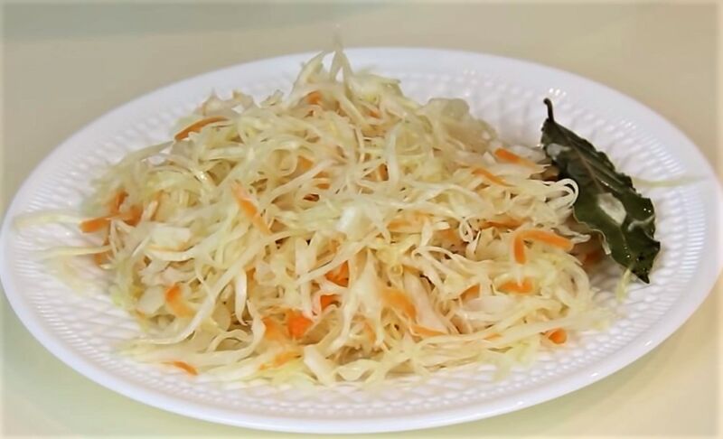 классическая квашеная капуста