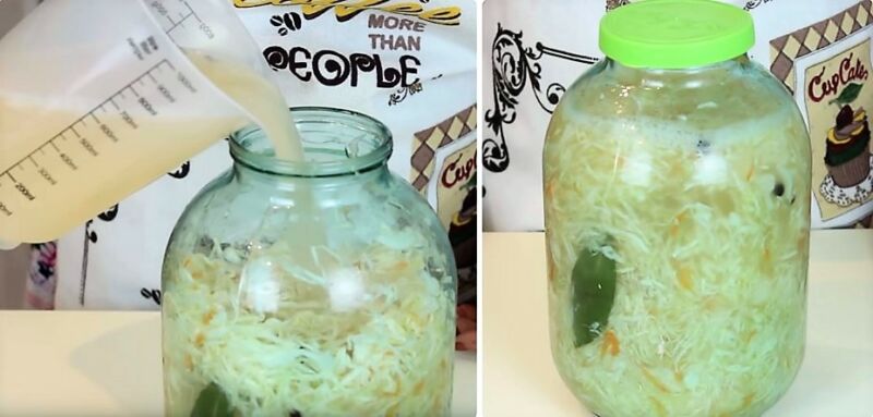 классическая квашеная капуста