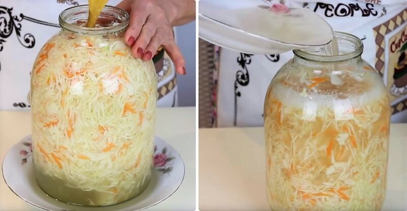 классическая квашеная капуста