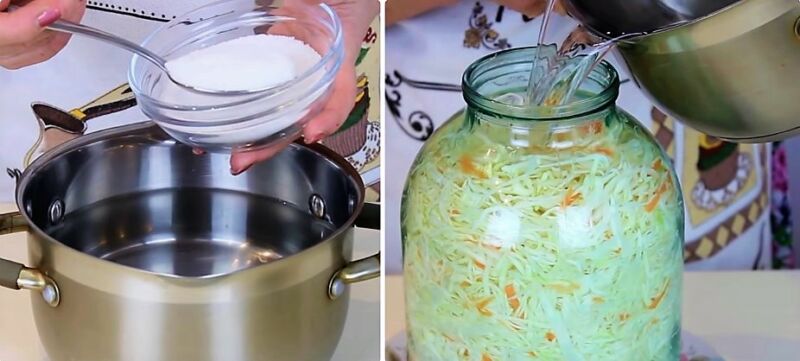 классическая квашеная капуста