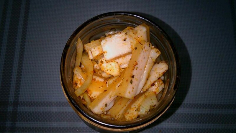 Мягкое маринованное сало с уксусом и луком - тает во рту