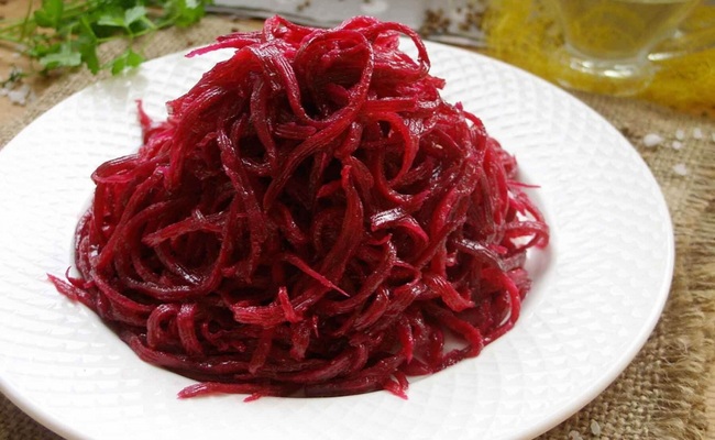 Самый быстрый и вкусный рецепт корейской свеклы, которую заливаем маринадом