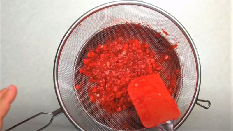 калина через сито