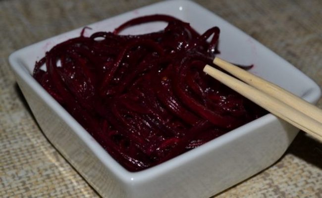 Свекла отварная по-корейски - нежнейший вкус