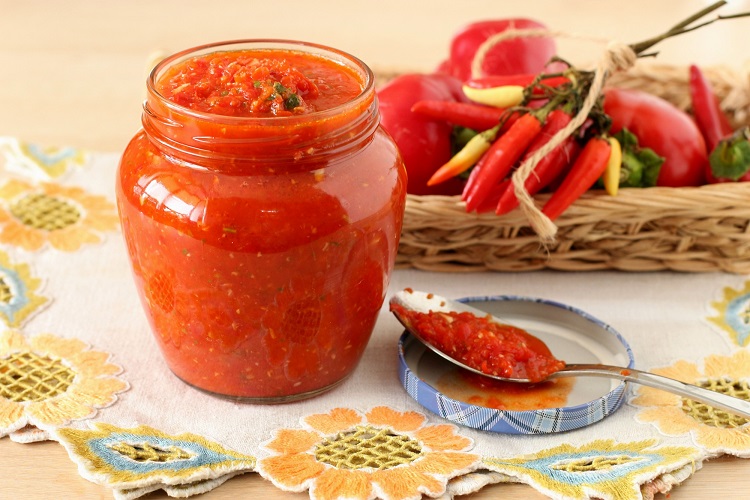 Аджика с баклажаном