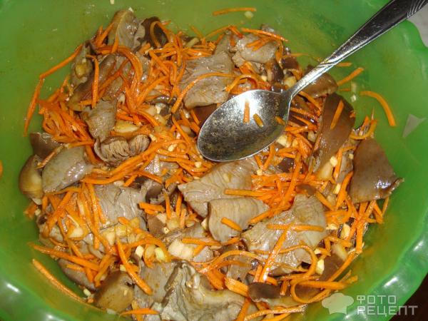 Вешенки по-корейски: рецепт