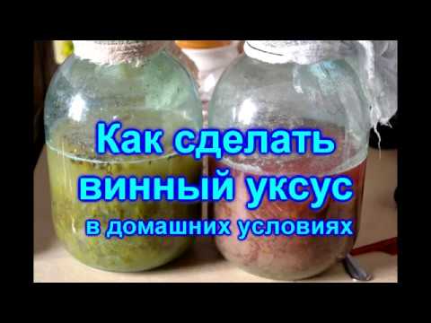Готовим виноградный уксус в домашних условиях