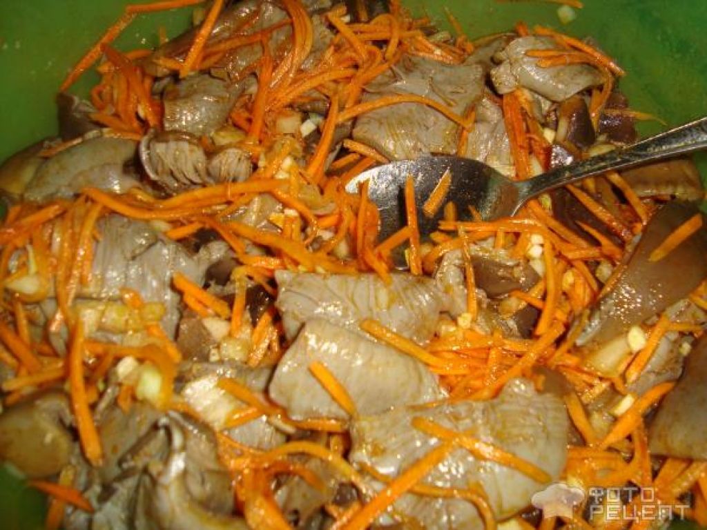 Как мариновать вешенки по-корейски в домашних условиях