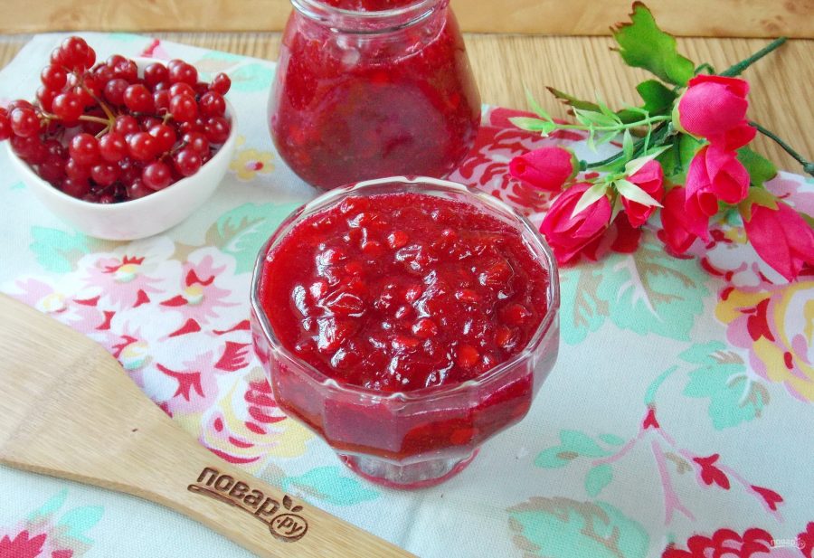 Калина с сахаром на зиму без варки: 7 лучших рецептов заготовок