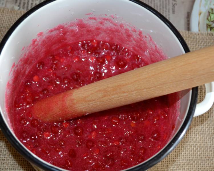 пюре из калины с сахаром без варки