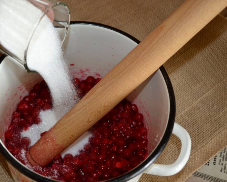 калина с сахаром
