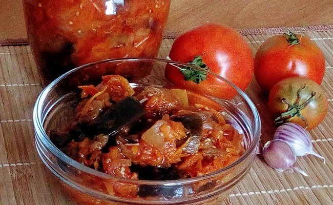 Лечо из баклажанов с морковью и луком на зиму