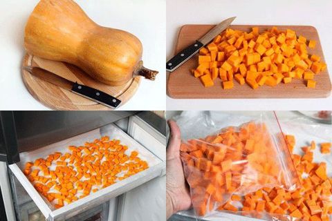 замораживание на куски